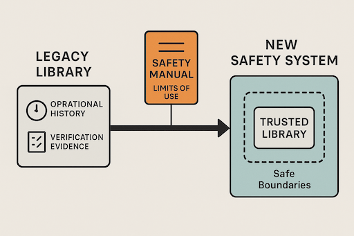 Use of trusted/verified software elements